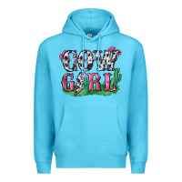 Ocean Blue cowgirl lightning bolt Premium Hoodie - Zillion Design Studio