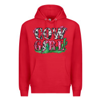 Red cowgirl lightning bolt Premium Hoodie - Zillion Design Studio