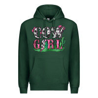 Sports Green cowgirl lightning bolt Premium Hoodie - Zillion Design Studio