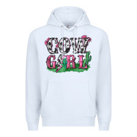 White cowgirl lightning bolt Premium Hoodie - Zillion Design Studio