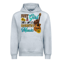 Heather Grey just a girl who loves country music Urban Hoodie - texasbilliewilder