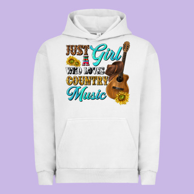 Urban Hoodie just a girl who loves country music