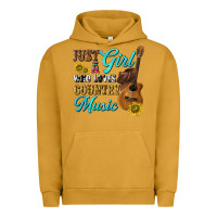 Pigment Peanut Butter just a girl who loves country music Urban Hoodie - texasbilliewilder