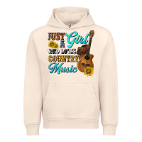 Sandshell just a girl who loves country music Urban Hoodie - texasbilliewilder