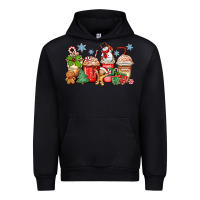 Black christmas coffee cups Urban Hoodie - Zillion Design Studio
