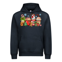 Navy christmas coffee cups Urban Hoodie - Zillion Design Studio