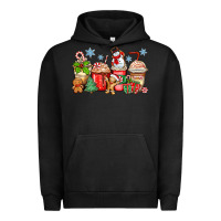 Pigment Black christmas coffee cups Urban Hoodie - Zillion Design Studio