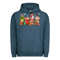 Christmas Coffee Cups Urban Hoodie | Teevron