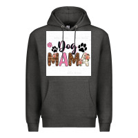 Charcoal Heather dog mama  texas billie wilder filigran. Premium Hoodie - texasbilliewilder