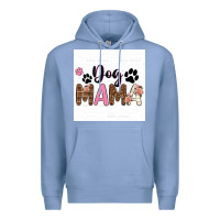 Colony Blue dog mama  texas billie wilder filigran. Premium Hoodie - texasbilliewilder