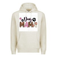 Oatmeal Heather dog mama  texas billie wilder filigran. Premium Hoodie - texasbilliewilder