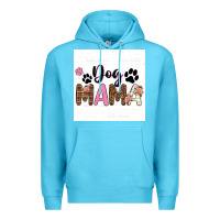 Ocean Blue dog mama  texas billie wilder filigran. Premium Hoodie - texasbilliewilder