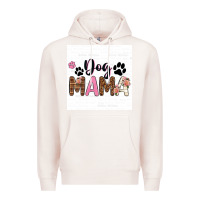 Pale Pink dog mama  texas billie wilder filigran. Premium Hoodie - texasbilliewilder