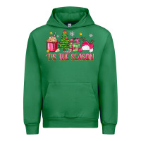 Emerald 'tis the season pink christmas Urban Hoodie - Zillion Design Studio
