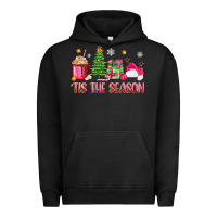 Pigment Black 'tis the season pink christmas Urban Hoodie - Zillion Design Studio