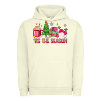 Pigment Pistachio 'tis the season pink christmas Urban Hoodie - Zillion Design Studio