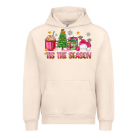 Sandshell 'tis the season pink christmas Urban Hoodie - Zillion Design Studio
