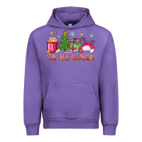 Tulip 'tis the season pink christmas Urban Hoodie - Zillion Design Studio