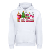 White 'tis the season pink christmas Urban Hoodie - Zillion Design Studio