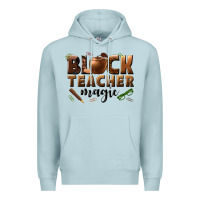 Blue Mist black teacher magic melanin male teacher Premium Hoodie - texasbilliewilder