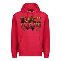 Cardinal black teacher magic melanin male teacher Premium Hoodie - texasbilliewilder