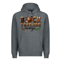 Rock black teacher magic melanin male teacher Premium Hoodie - texasbilliewilder