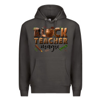 Smoke black teacher magic melanin male teacher Premium Hoodie - texasbilliewilder