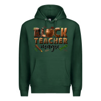 Sports Green black teacher magic melanin male teacher Premium Hoodie - texasbilliewilder