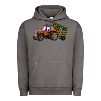 Pigment Tornado Christmas Farm Tractor Urban Hoodie - RanaPortraitStore