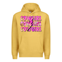 Antique Gold cowgirl cowgirl lightning bolt Premium Hoodie - Zillion Design Studio