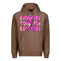 Chestnut cowgirl cowgirl lightning bolt Premium Hoodie - Zillion Design Studio