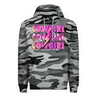 Slate Camo cowgirl cowgirl lightning bolt Premium Hoodie - Zillion Design Studio