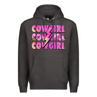 Smoke cowgirl cowgirl lightning bolt Premium Hoodie - Zillion Design Studio