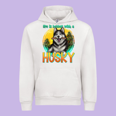 Urban Hoodie life is better with a husky