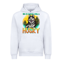 White life is better with a husky Urban Hoodie - texasbilliewilder