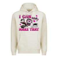 Oatmeal Heather i can totally make that Premium Hoodie - texasbilliewilder