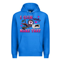 True Royal i can totally make that Premium Hoodie - texasbilliewilder