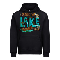 Living On Lake Time Urban Hoodie | Teevron