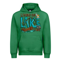 Emerald living on lake time Urban Hoodie - texasbilliewilder