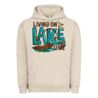 Pigment French Oak living on lake time Urban Hoodie - texasbilliewilder