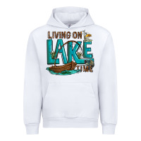 White living on lake time Urban Hoodie - texasbilliewilder