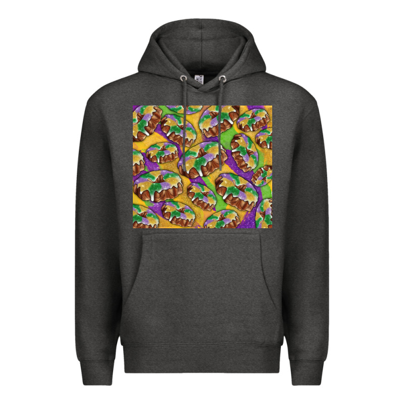 Mardi Gras King Cake Premium Hoodie by RanaPortraitStore | Teevron
