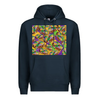 Navy Mardi gras king cake Premium Hoodie - RanaPortraitStore