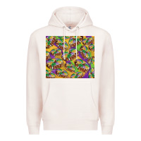 Pale Pink Mardi gras king cake Premium Hoodie - RanaPortraitStore