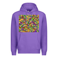 Purple Mardi gras king cake Premium Hoodie - RanaPortraitStore