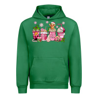 Emerald pink christmas coffee cups Urban Hoodie - Zillion Design Studio