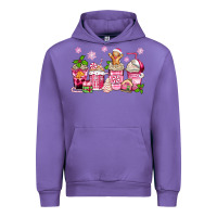 Tulip pink christmas coffee cups Urban Hoodie - Zillion Design Studio