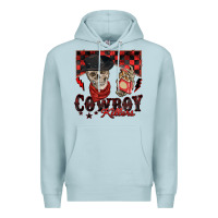 Blue Mist cowboy killer Premium Hoodie - Zillion Design Studio