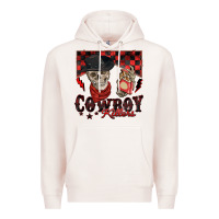 Pale Pink cowboy killer Premium Hoodie - Zillion Design Studio