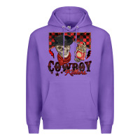 Purple cowboy killer Premium Hoodie - Zillion Design Studio